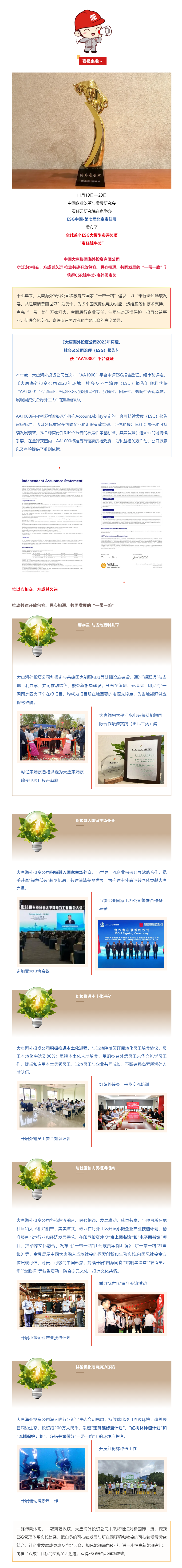 喜报 _ 大唐海外投资公司荣获CSR鲸牛奖·海外履责奖、ESG报告获得“AA1000”平台鉴证.png